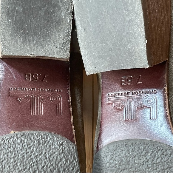 Belle by Sigerson Morrison Laica Gray Suede Faux Fur Lined Booties size 7.5B - Picture 4 of 16